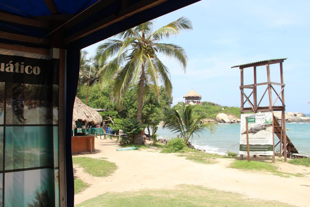 Hotel Jasayma Dentro Del Parque Tayrona El Zaino Buitenkant foto