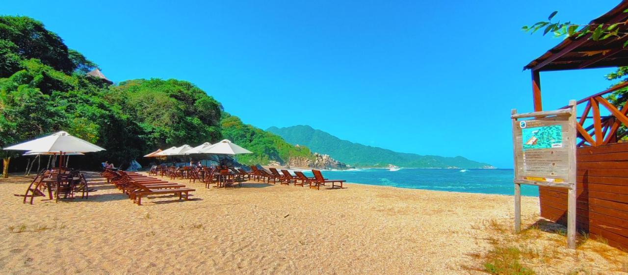 Hotel Jasayma Dentro Del Parque Tayrona El Zaino Buitenkant foto